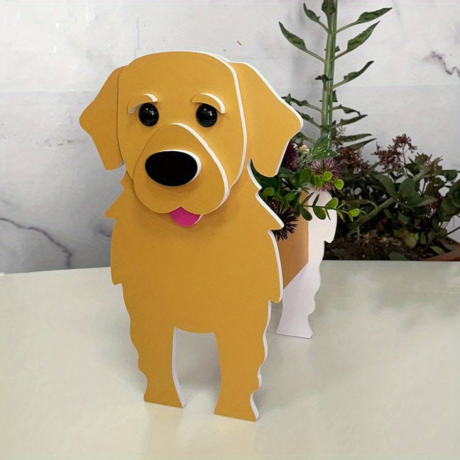 Flowerpotsize 16 9X7X9 8In-43Cmx28X24Cmcolor Corgi Planter