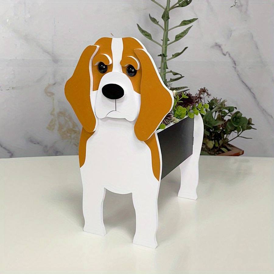 Flowerpotsize 13 38X7X8 66In-34Cmx17 7X22Cmcolor Beagle Planter