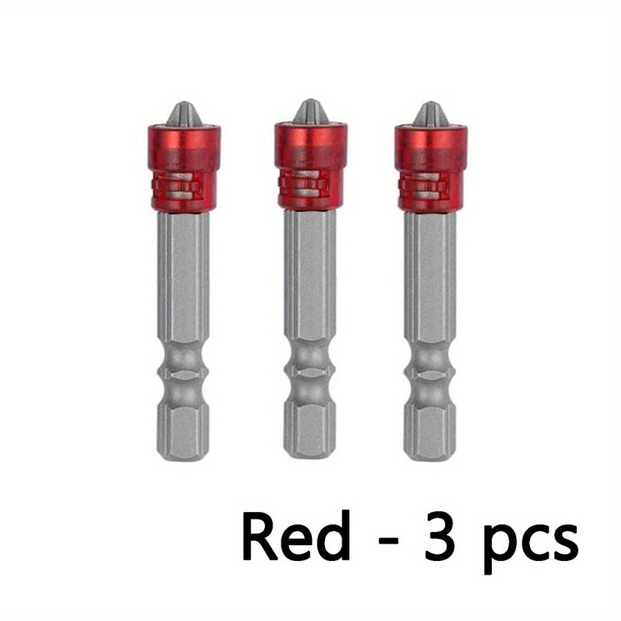 Screwdriver Bit Tool Set Color Red Quantity 3Pcs