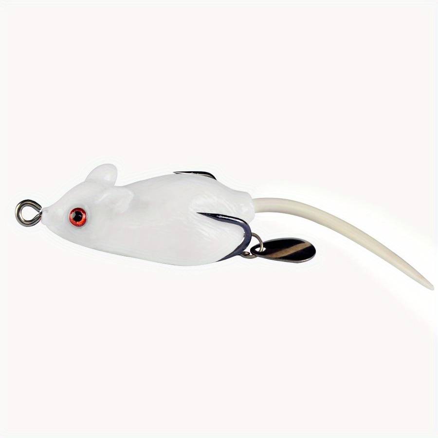 1pc Soft Mouse Shaped Bait Bells Sound Fishing Lure Silicon Artificial Fishing Bait Set Fish