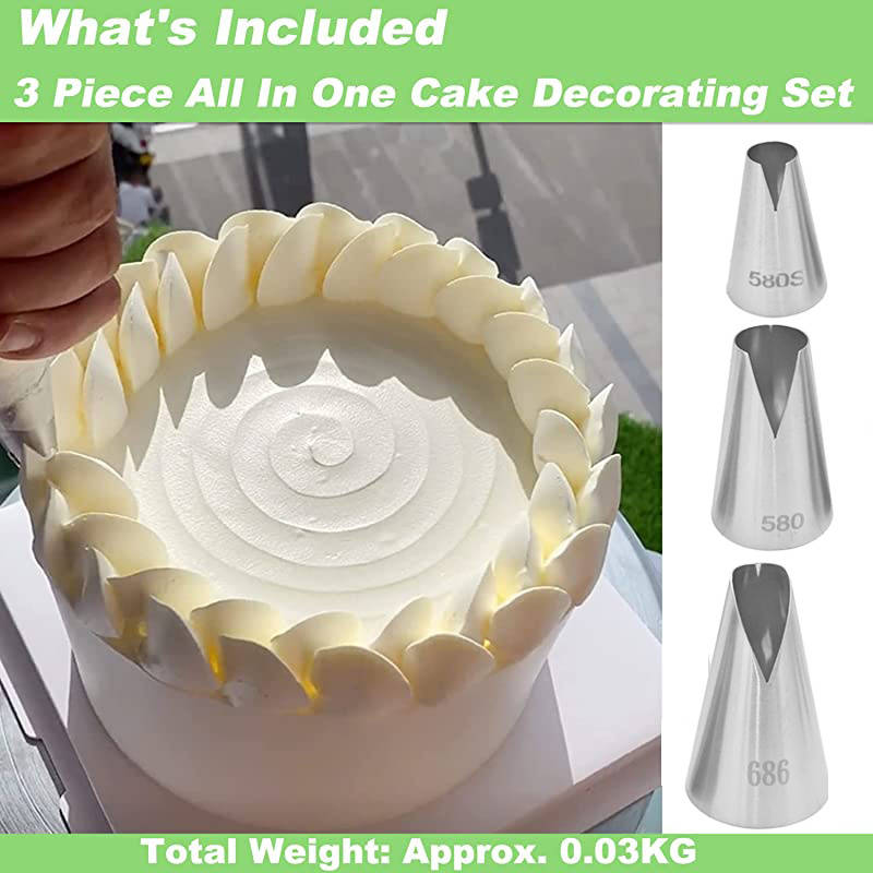 Professional Cake Decorating Head Color Steel