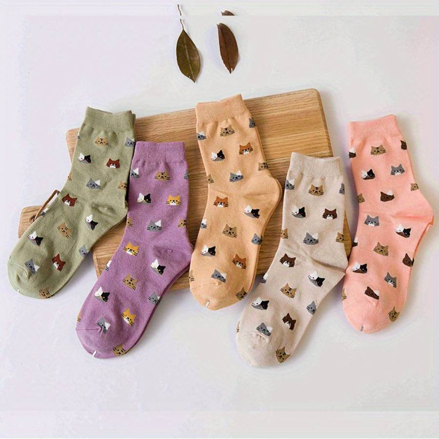 Women S Socks Color 5Pairs Mixed Colors