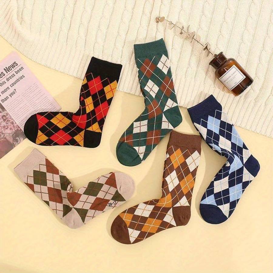 Women S Socks Color 5Pack Mixed Colors Size Onesize