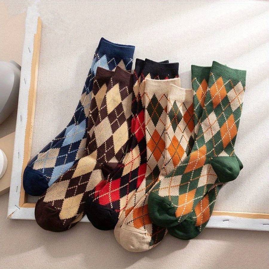 Women S Socks Color 5Pack Mixed Colors Size Onesize