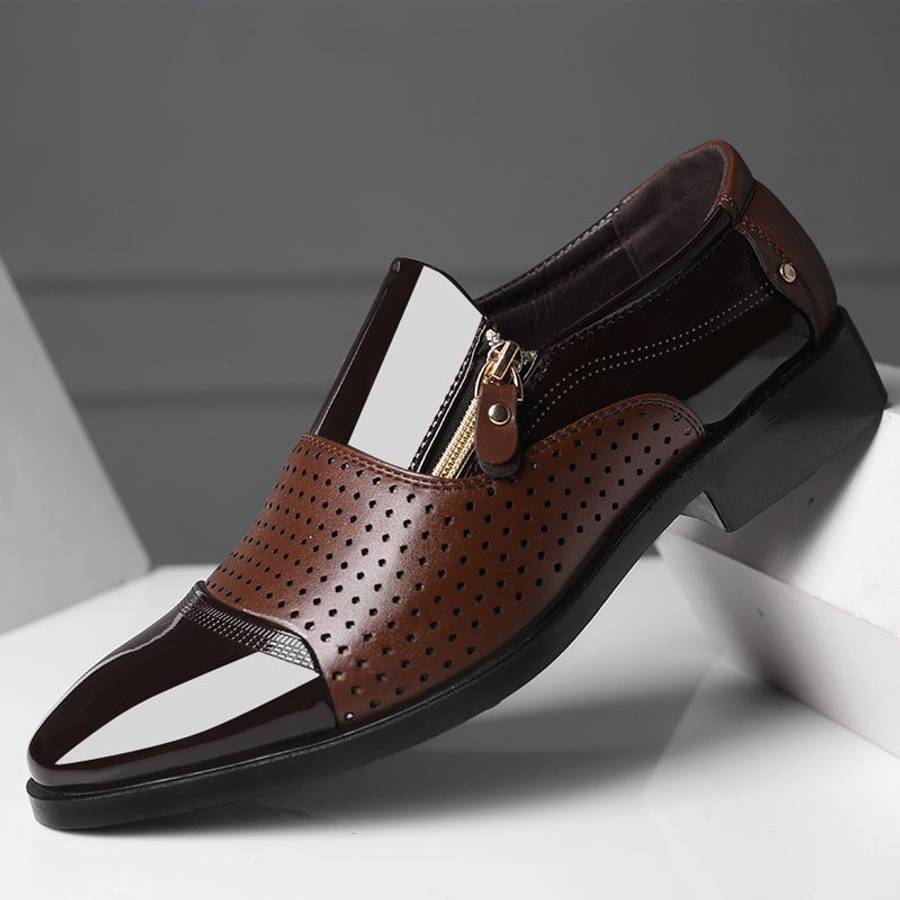 Mens Leather Shoes Color Brick Red Sizeuk 8