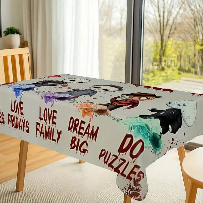 Halloween tablecloth decoration size 90x140cm or 35.4x55inch