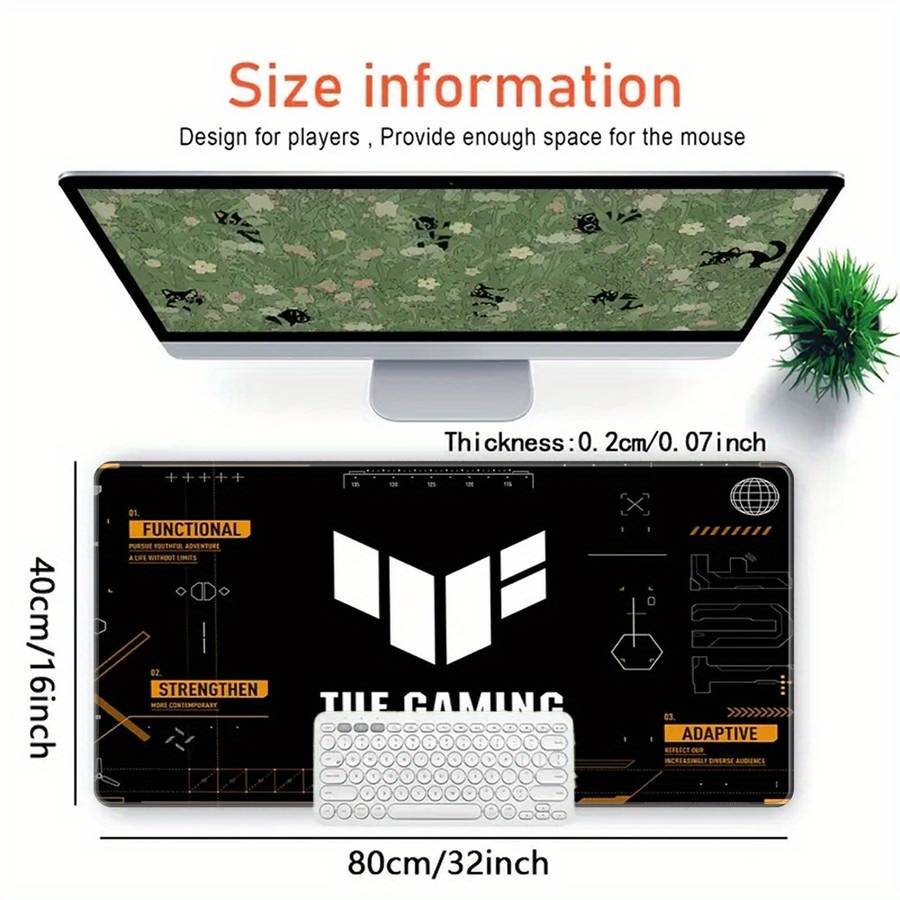 Mouse Pad Size 16X32 Inch