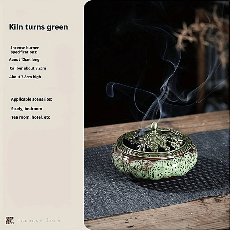 Incense Burner Items  Kiln Green