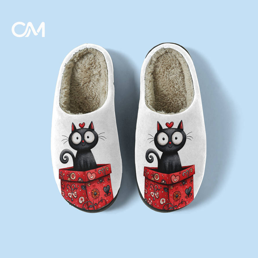 Cotton Slippers Color Color Printing Sizeuk 5.5-6