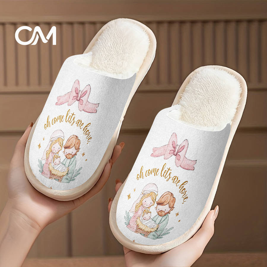 Cotton Slippers Color Color Printing Sizeuk 2.5-3