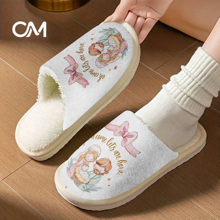 Cotton Slippers Color Color Printing Sizeuk 7.5-8