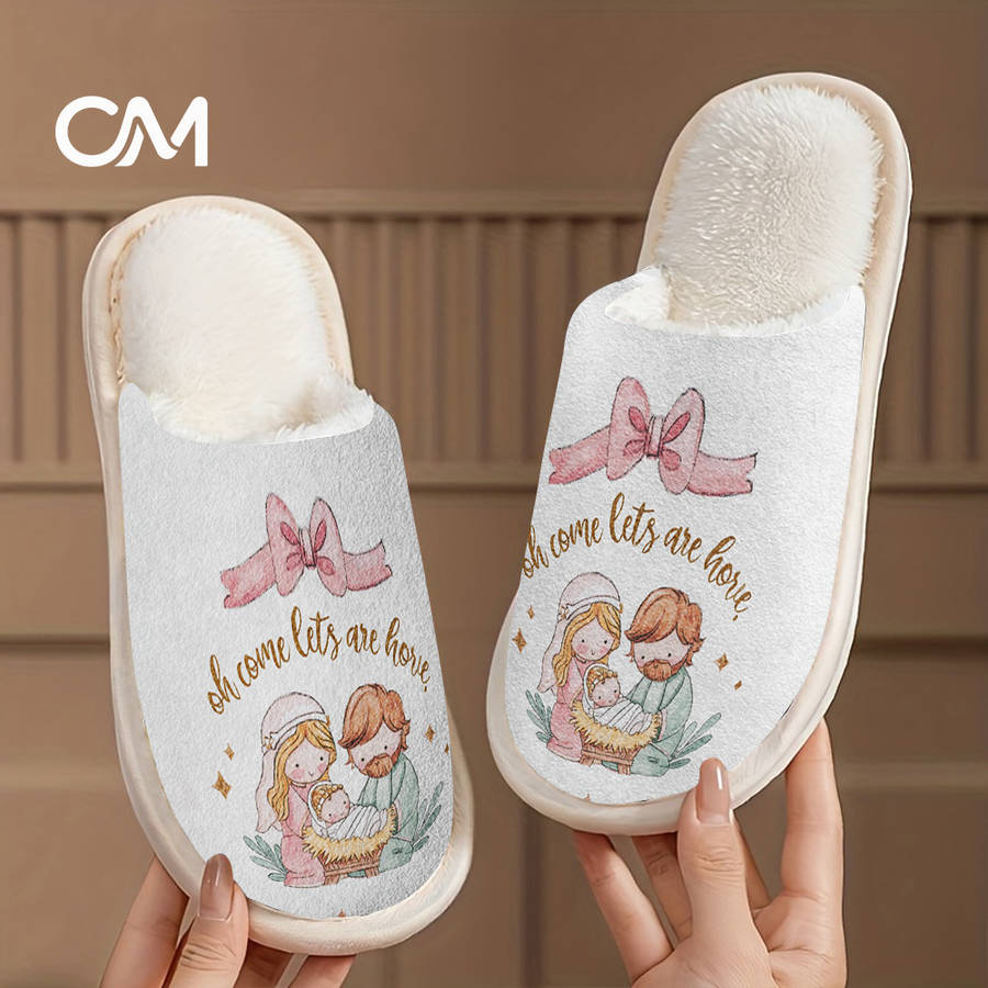 Cotton Slippers Color Color Printing Sizeuk 7.5-8