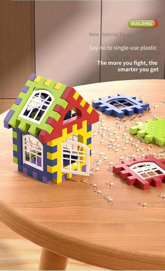 Building Toy Architectural Model Toy Set Quantity Bag: 160 Tablets