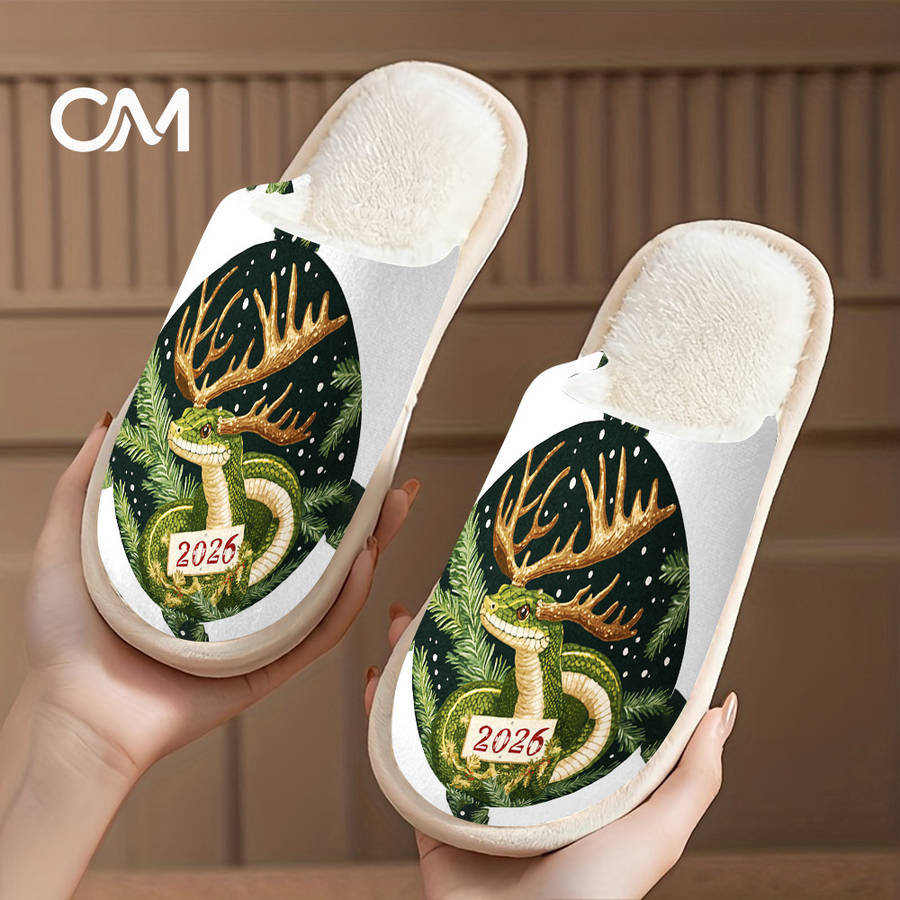 Cotton Slippers Color Color Printing Sizeuk 4.5-5