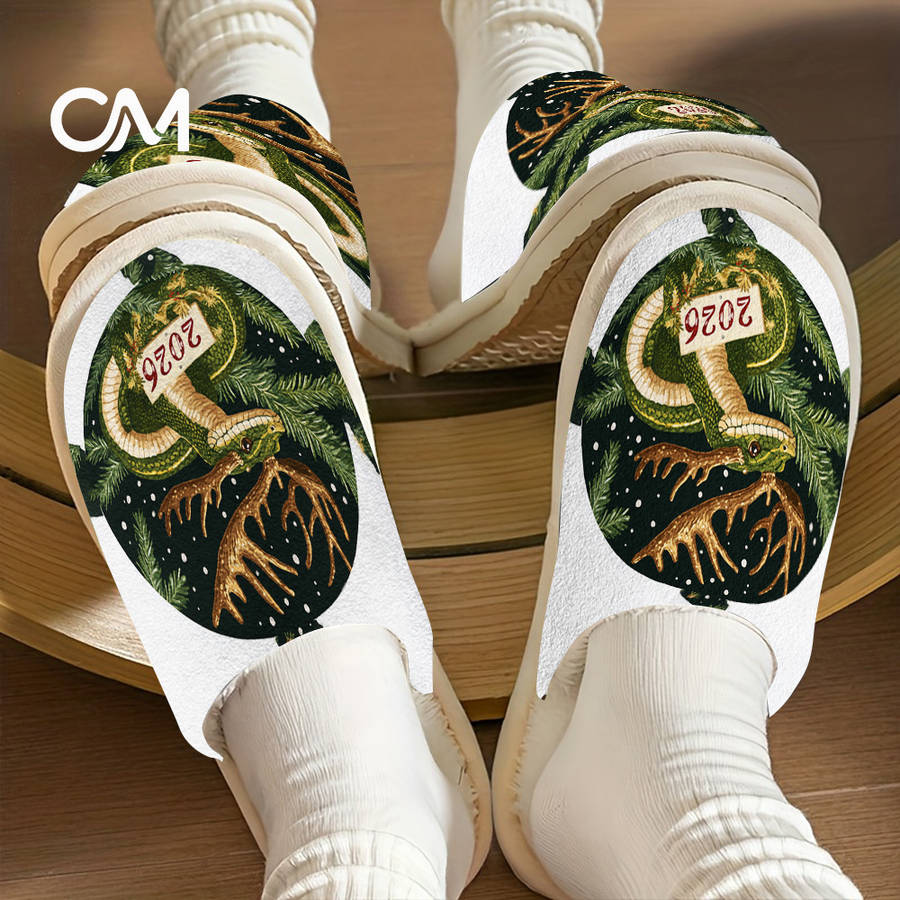 Cotton Slippers Color Color Printing Sizeuk 4.5-5