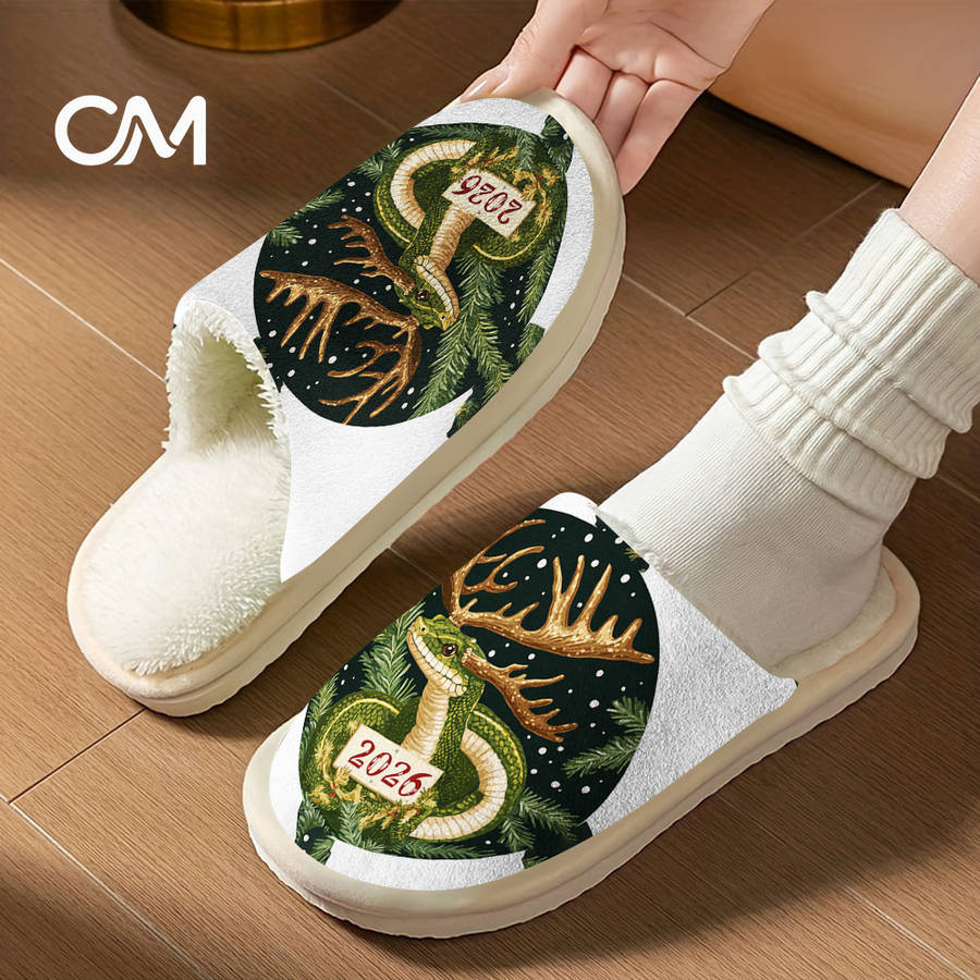 Cotton Slippers Color Color Printing Sizeuk 4.5-5