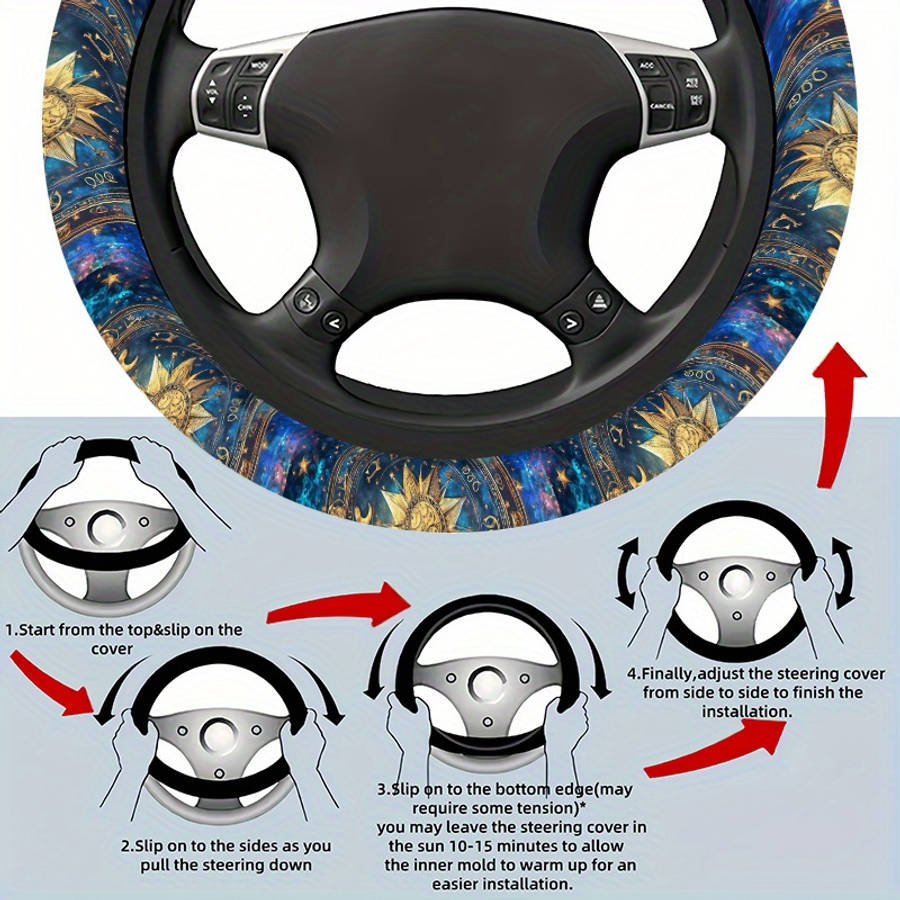 Car Steering Wheel Cover A