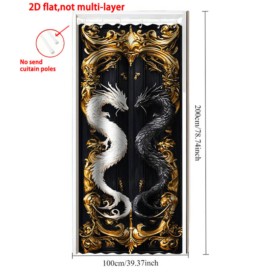 Door Curtain Size 39.37*78.74Inch100*200Cm