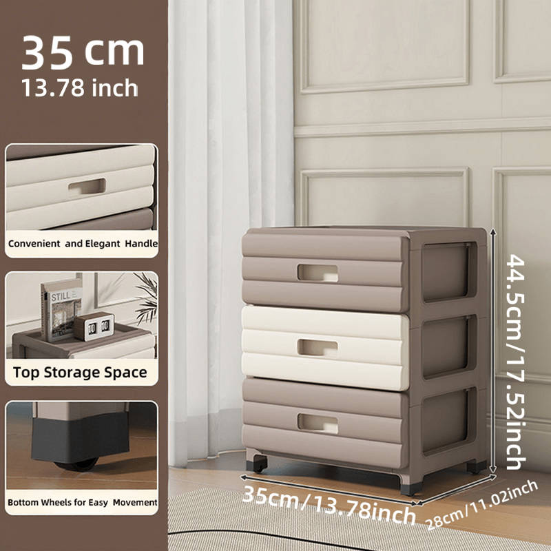 Storage And Organizationcolor Grey White Items Four Layer