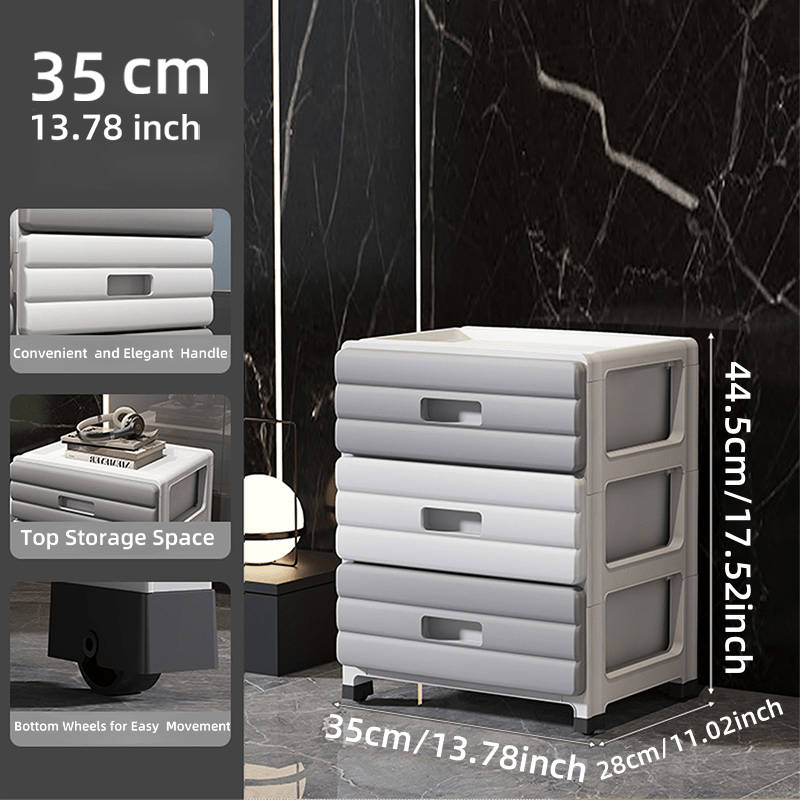 Storage And Organizationcolor Grey White Items Five Layer
