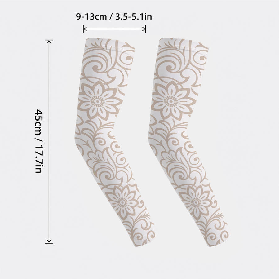 Sunscreen Sleeves Color Floral Printing