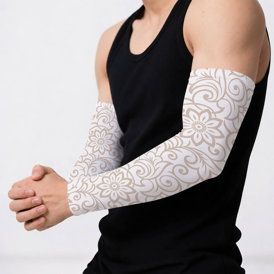 Sunscreen Sleeves Color Floral Printing