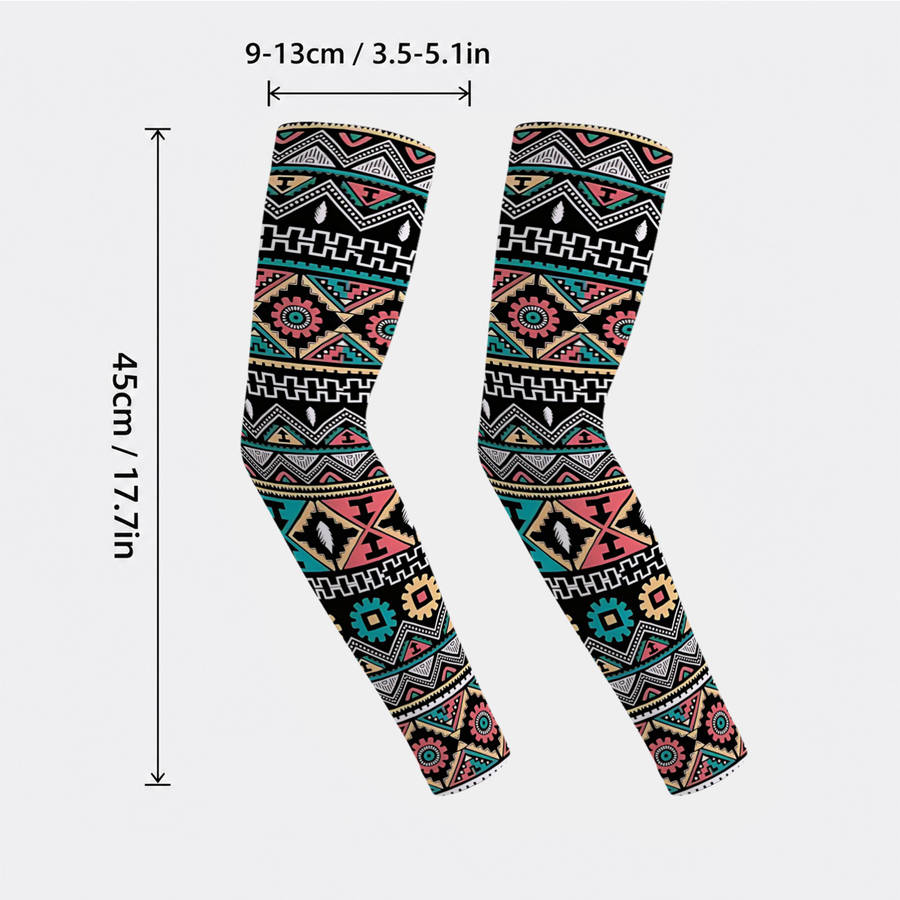 Sunscreen Sleeves Color Floral Printing