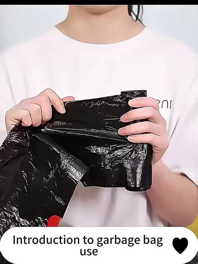 Trash Bagblackquantity180Pcs