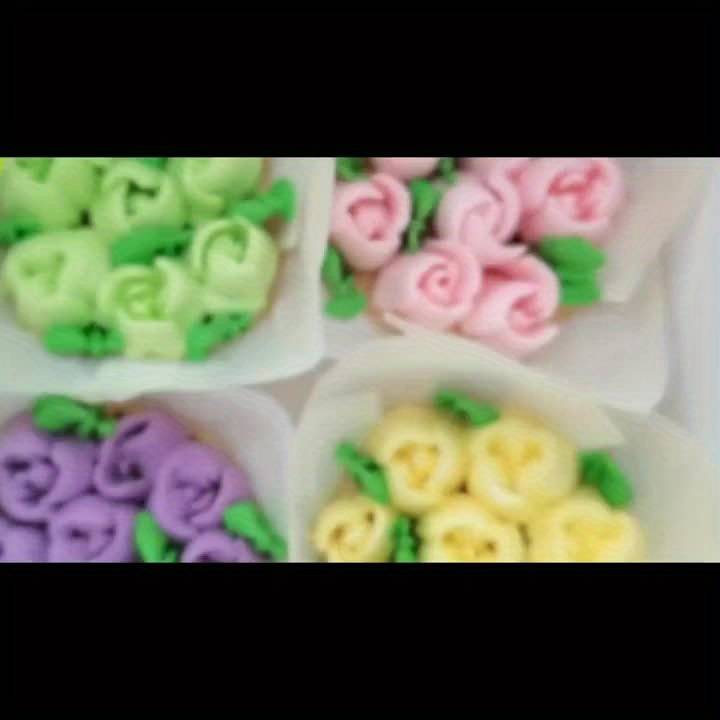Professional Cake Decorating Head Color 7 Flower Piping Tips