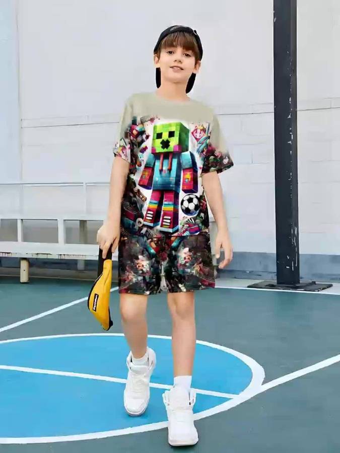 Boys T Shirt Color Mixed Color Size5-6Y