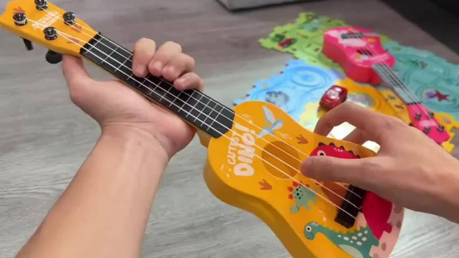 3D Puzzle Musical Instrument Model Color Yellow