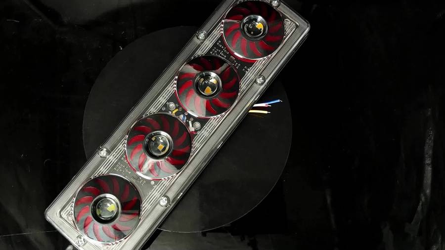 2pcs LED Tail Light Assemblies for Trucks Trailers RVs High Brightness Multi-Purp