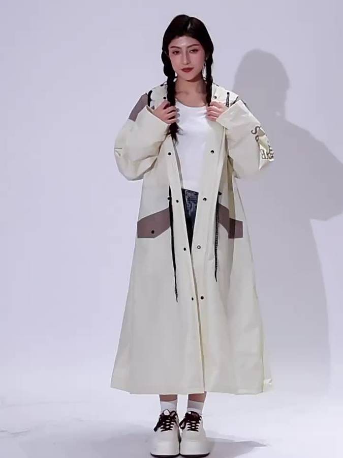 Raincoat Apricot Size Asian L