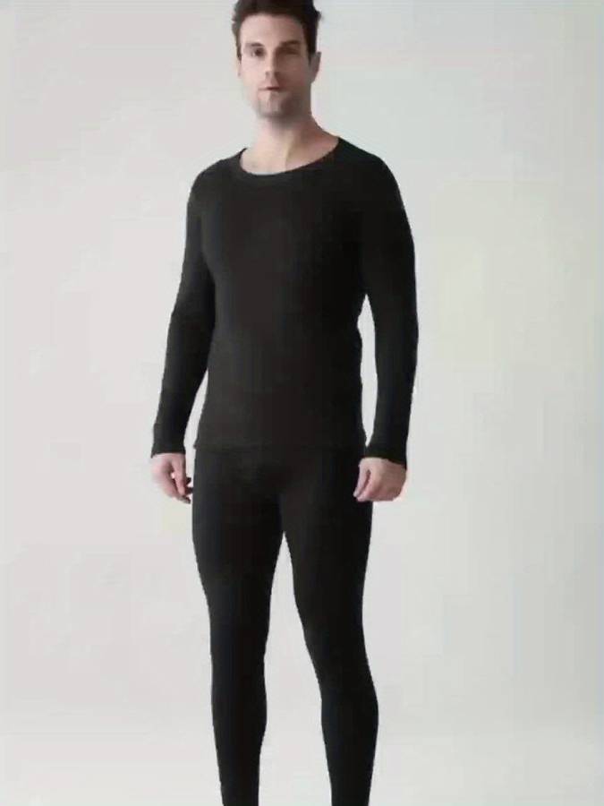 Thermal Underwear Color Light Grey Sizes