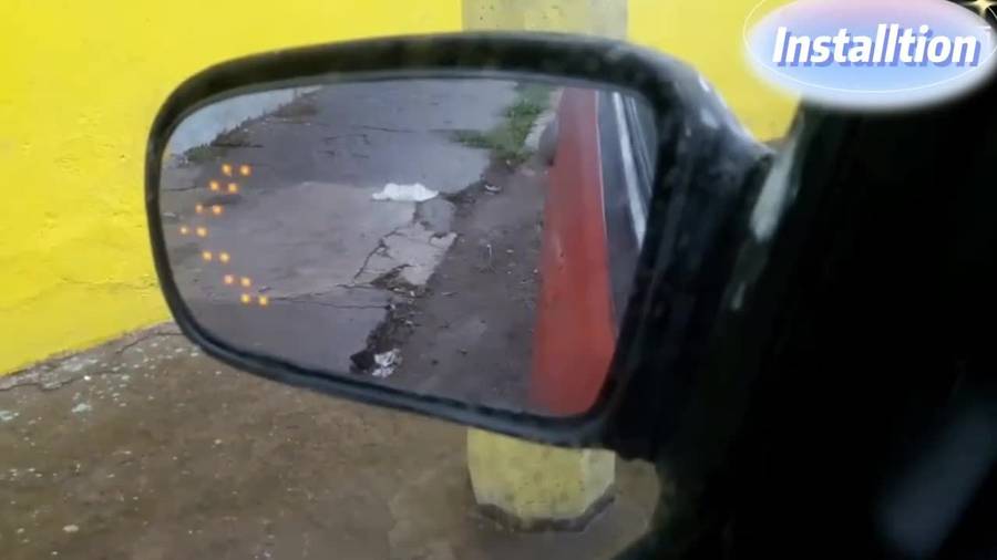 2pcs Yellow Light 14SMD LED Arrow Indicator Lights for Car Rearview Mirrors Fit Mu