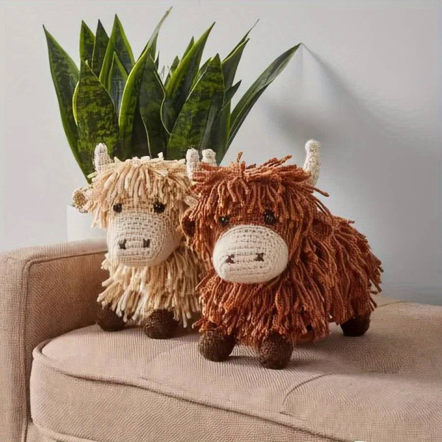 Plush Toyss Style Highland Cattle