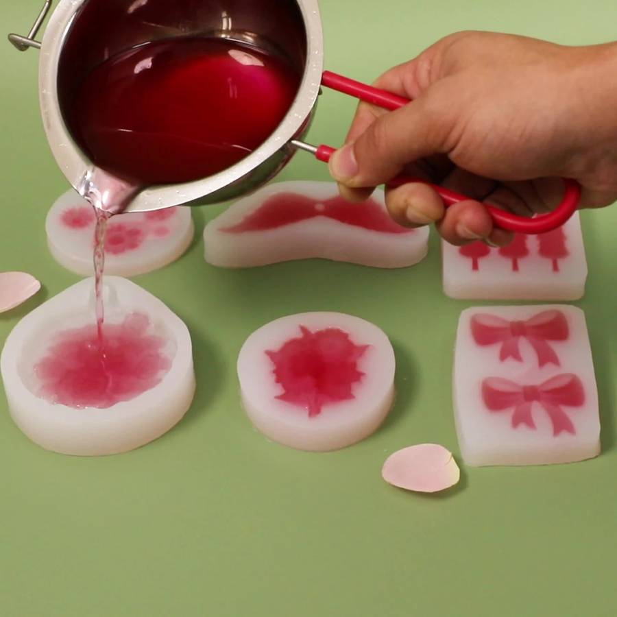 Suitable For Baking Molds Items Pink Honeycomb