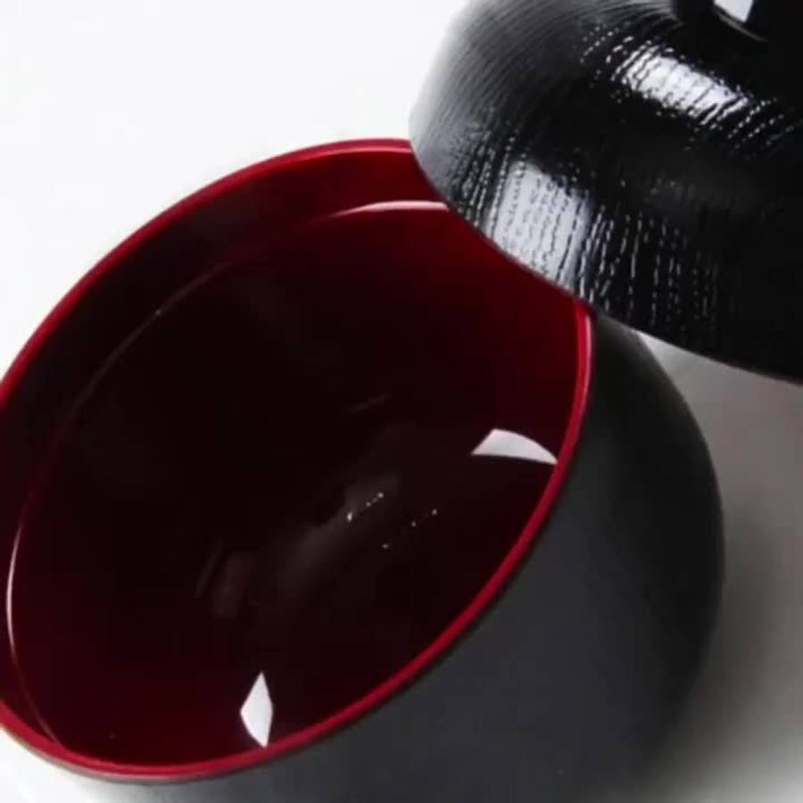 Bowl Style Red And Black Bowl
