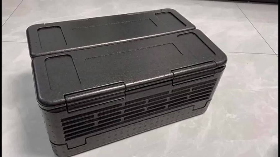 Insulated Cooling Bag Capacity Medium  40L 10.5 Gal Black  Gray