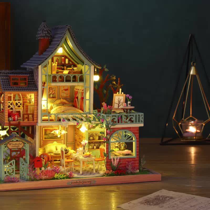 Building Toy Architectural Model Toy Set Style Jungle Secret