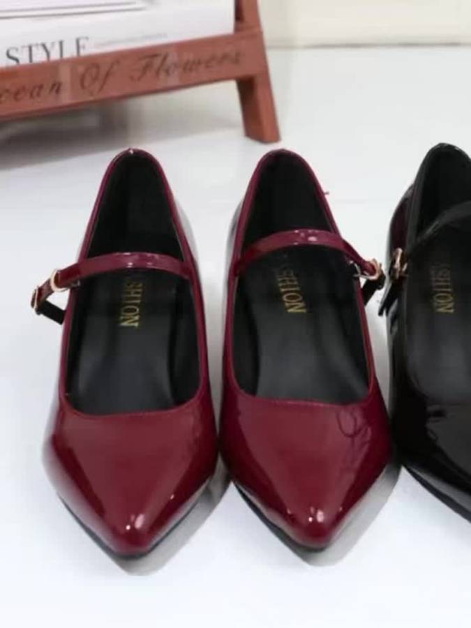 Women S High Heels Color Burgundy Sizeuk 3.5