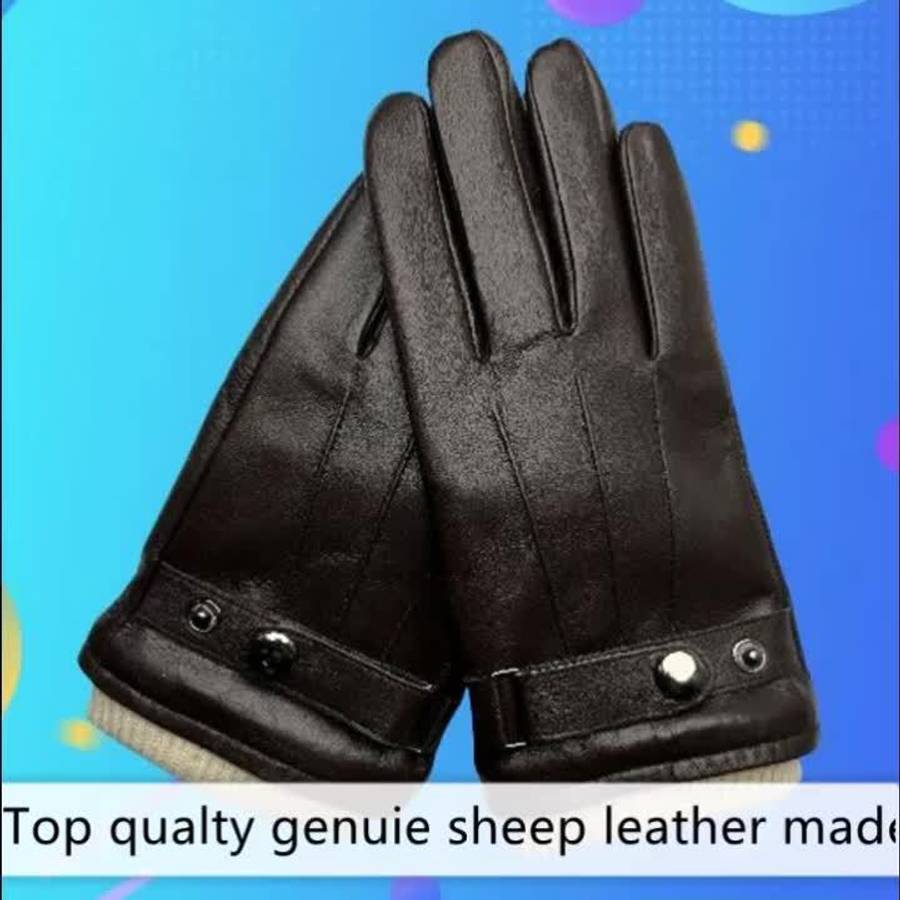 Winter Gloves Color Black