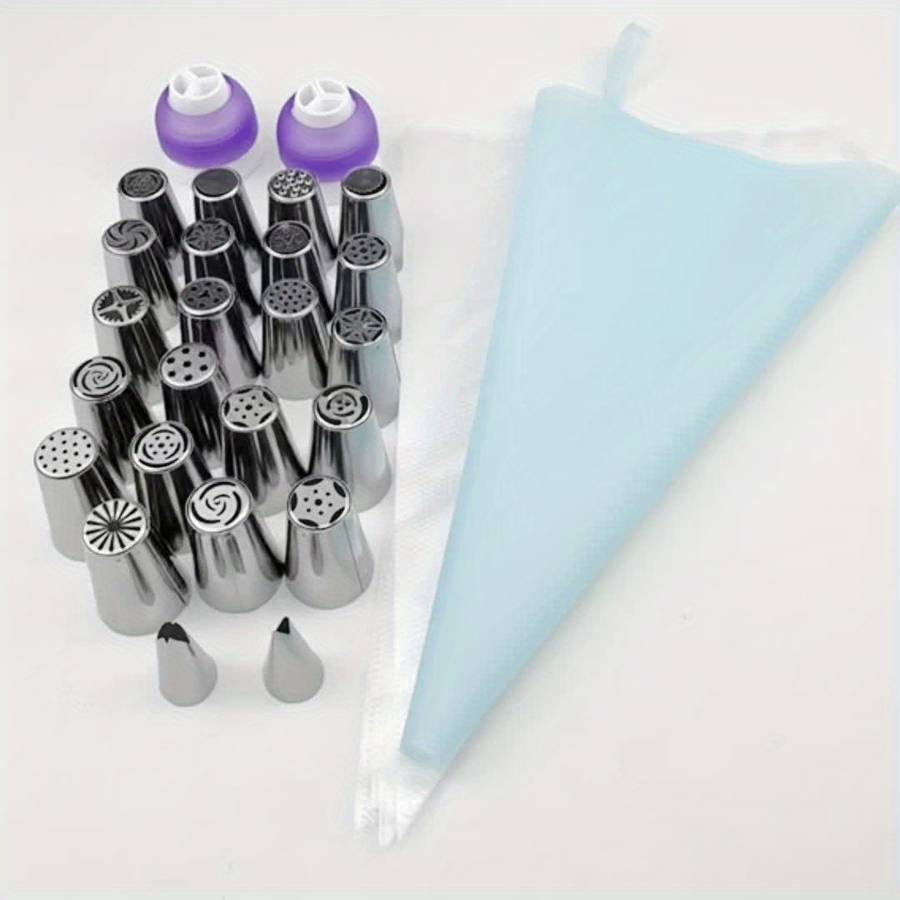 Professional Cake Decorating Head Style 36 Piece Russian Decorating Nozzle Set