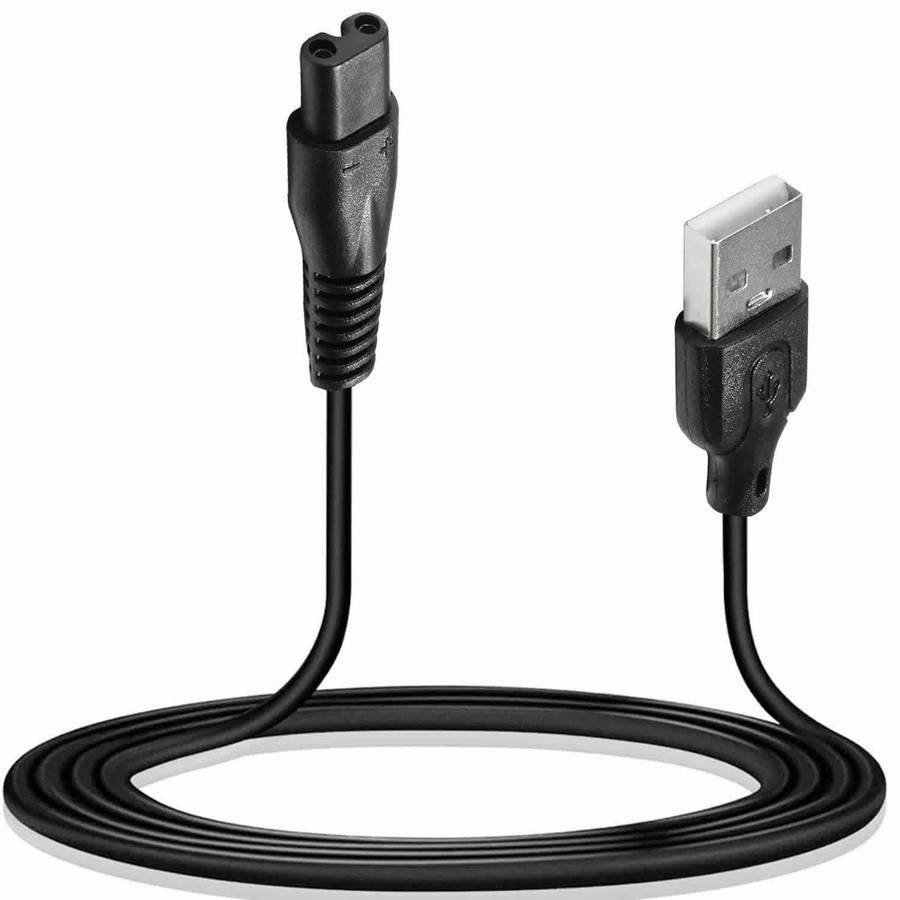 1pc USB Charger Cord Premium Replacement Charging Cable Compatible with Skull Shaver Pitbull