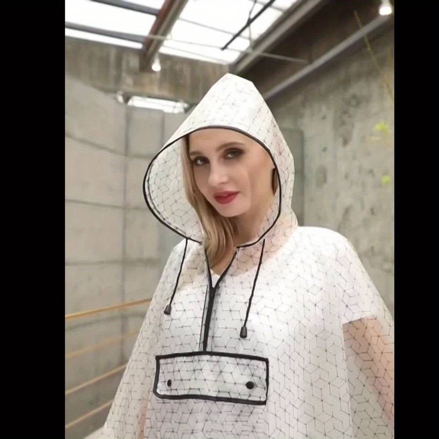 Raincoat White Size Asian Onesize
