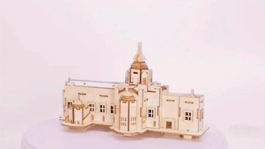 Building Toy Architectural Model Toy Set Style Thai Style Architecture A