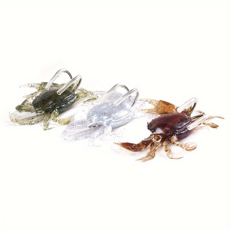 1pc Lua Soft Lure 19g Root Fishing Simulation Crab Fake Lure Long Throw Sinking Anti-Hanging Bo