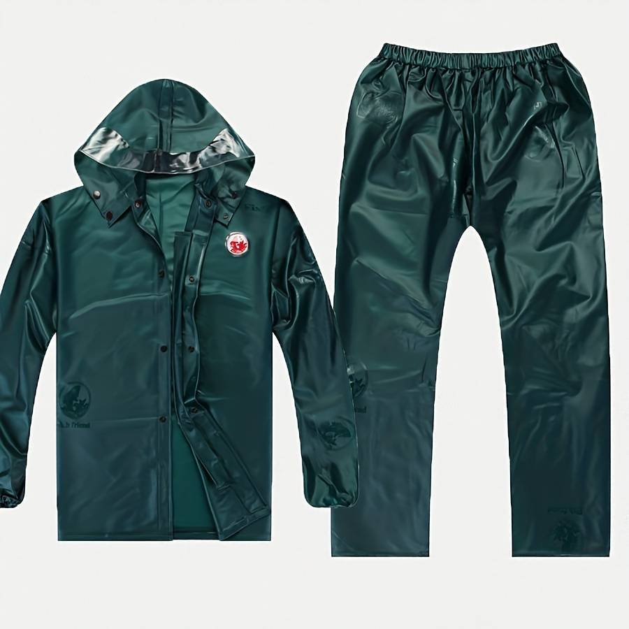 Raincoat Green Size M