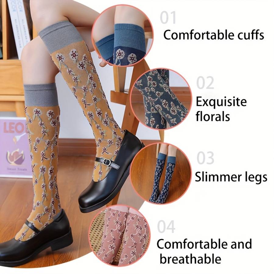 Women S Socks Color 1 Pair Each Of GreenBrownBlack Size Onesize