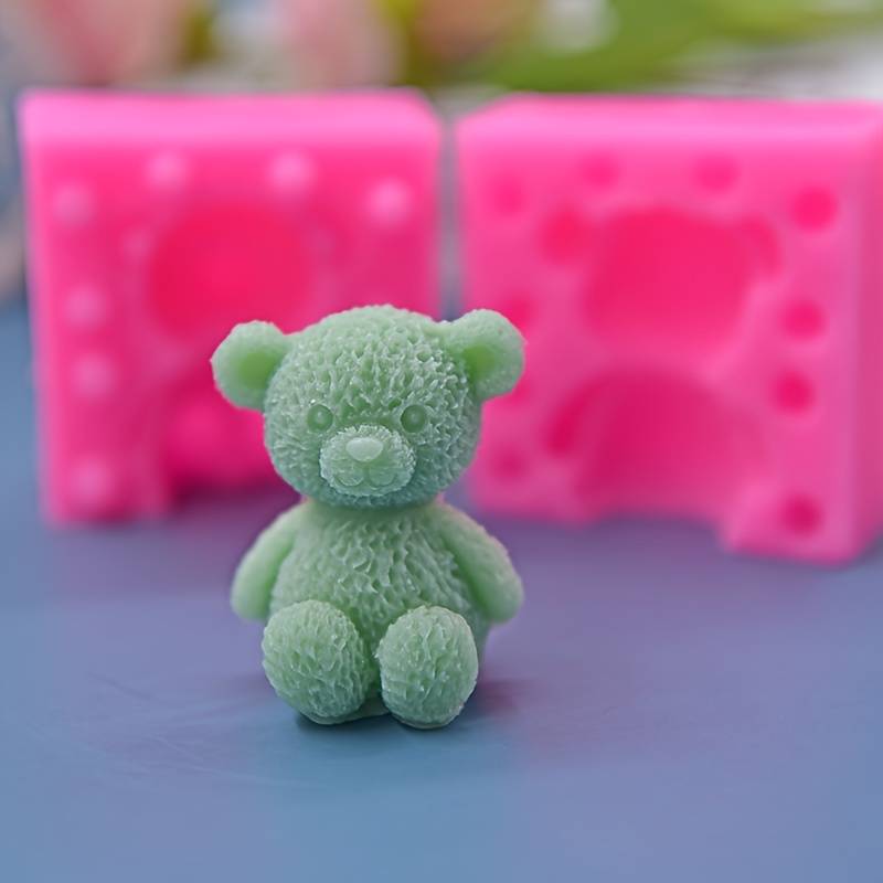 Suitable For Baking Molds Items 3D Bear Combination Mold 1Set